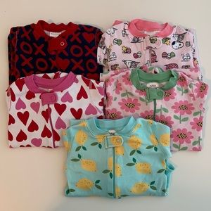 Hanna Andersson 18-24 mo (80cm) sleeper pajama lot